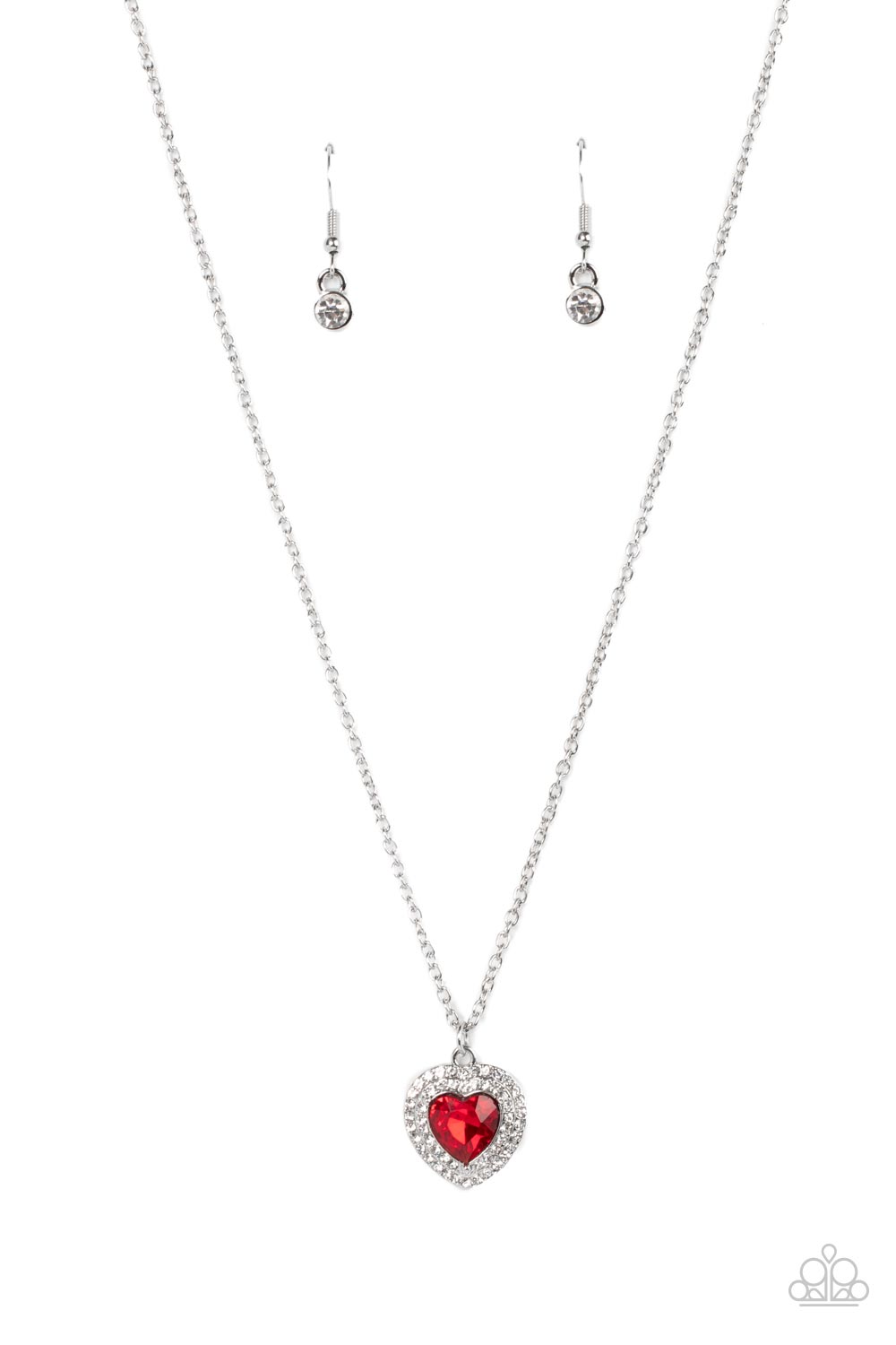 Shine on the Heart Rhinestone Necklace - LilyFair Jewelry